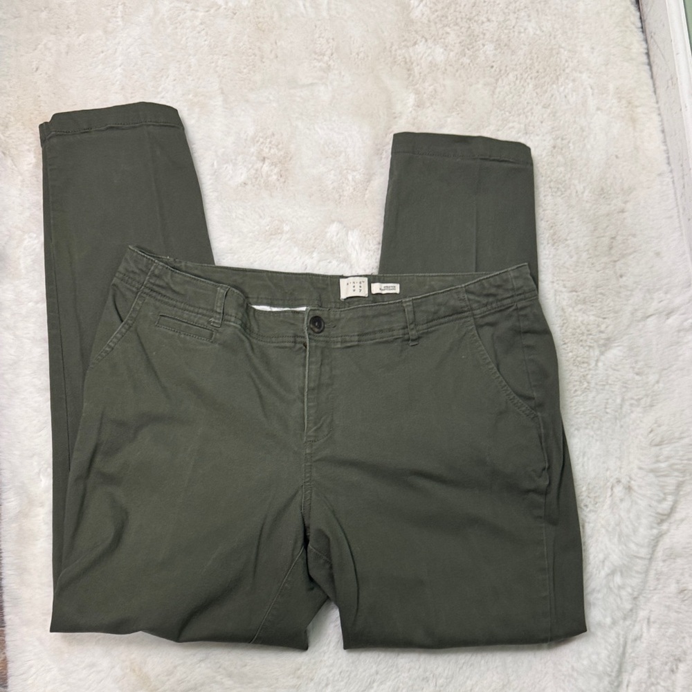 a.new.day Olive Green Chinos 14